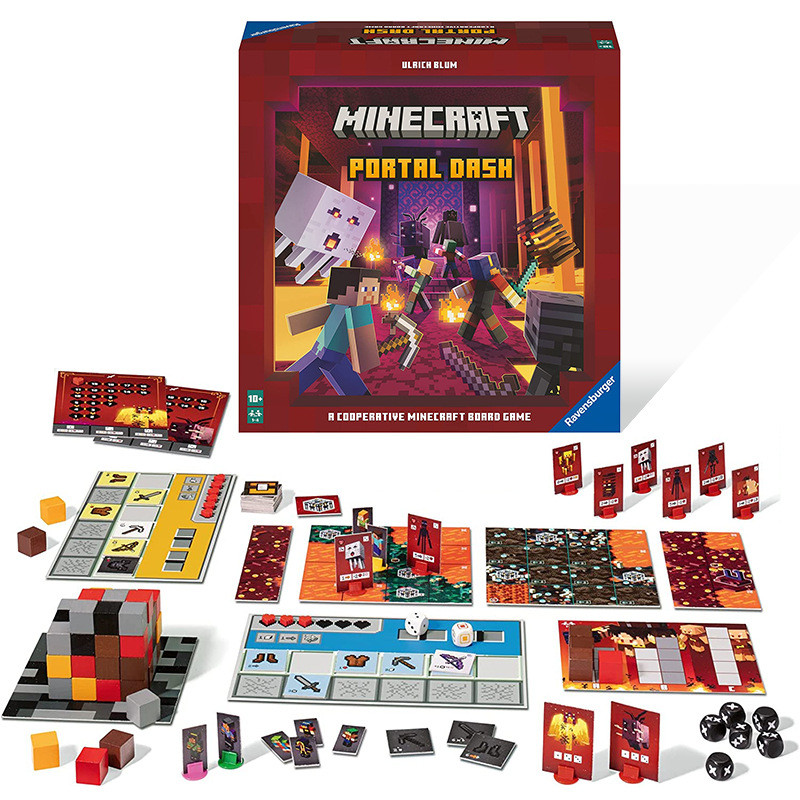 Minecraft Portal Dash Board Game