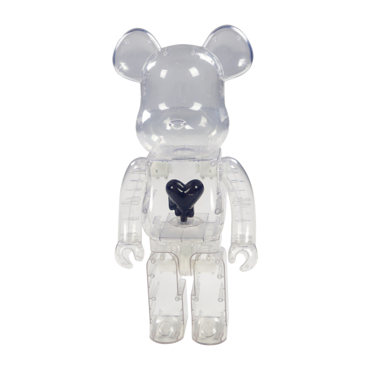 Bearbrick Emotionally Unavailable Black Heart 400% Figure 28cm 11.02inches