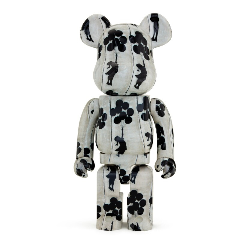 Bearbrick Banksy Flying Balloons Girl 400% Figure 28cm 11.02inches