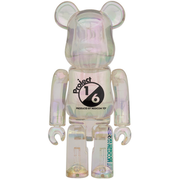 Bearbrick Project 1/6 Clear Chrome 400% Figure 28cm 11.02inches
