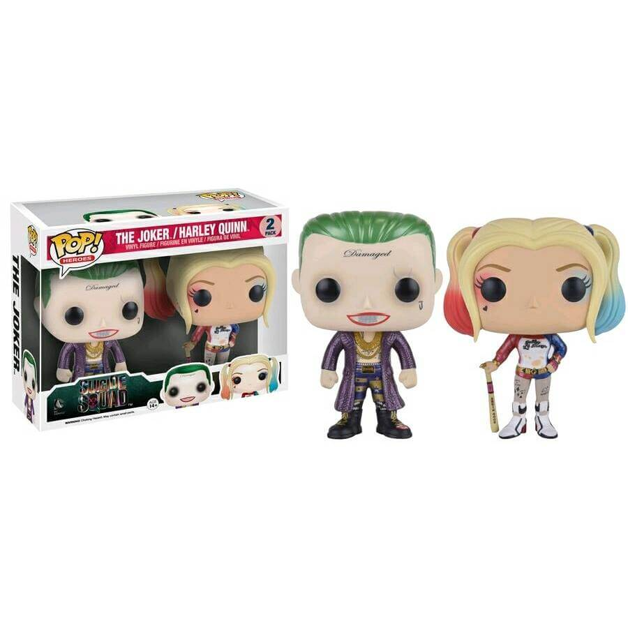 Funko Pop Joker & Harley Quinn Box 2 Pack Vinyl Figure