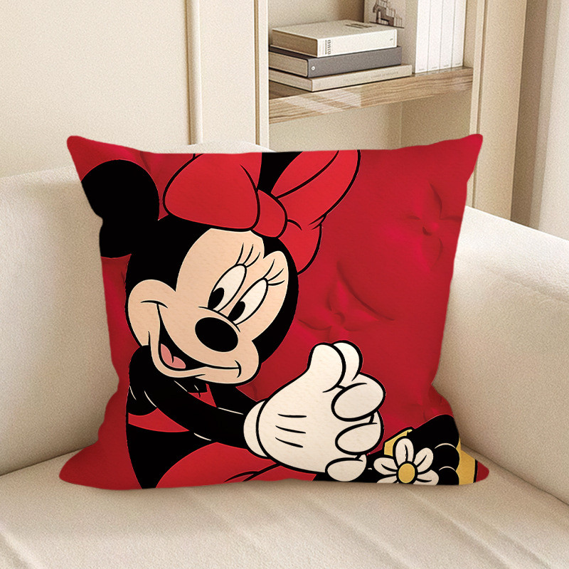 Disney Minnie Mouse Sitting Soft Stuffed Plush Pillow Multiple Sizes