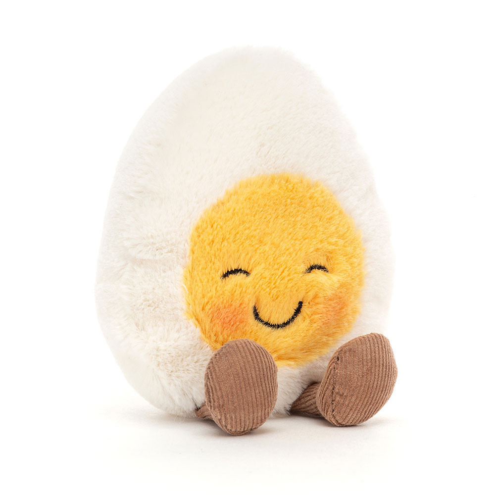 Jellycat Amuseables Boiled Egg Blushing Soft Stuffed Plush 14cm 5.51inches