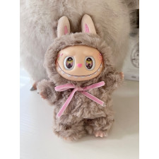 Labubu The Monsters Brown Vinyl Plush Doll 17cm 6.69inches