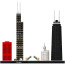 Architecture Chicago 21033 Brick Building Kit