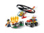 City Fire Helicopter Response 60248 Brick Building Kit