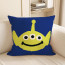 Disney Toy Story Green Alien Blue Background Soft Stuffed Plush Pillow Multiple Sizes