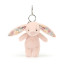 Jellycat Blossom Blush Bunny Bag Charm 17cm 6.69inches