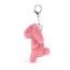 Jellycat Bashful Bunny Pink Bag Charm 8cm 3.14inches