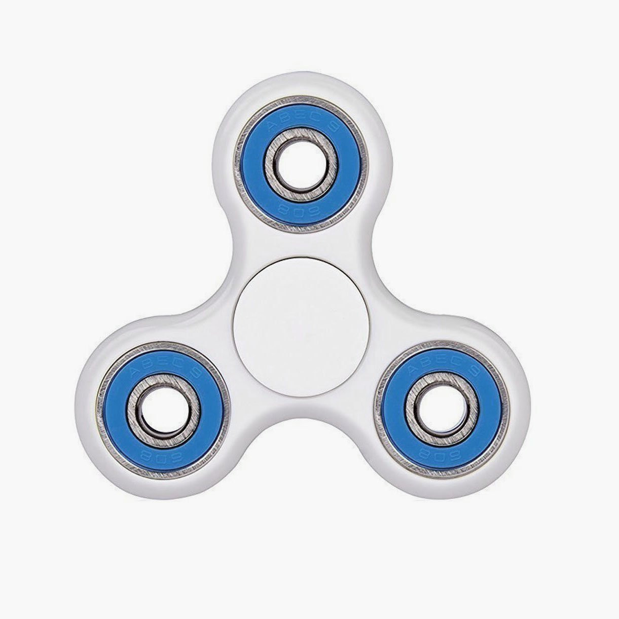 Mizzuco Tri-Spinner Fidget White/Blue