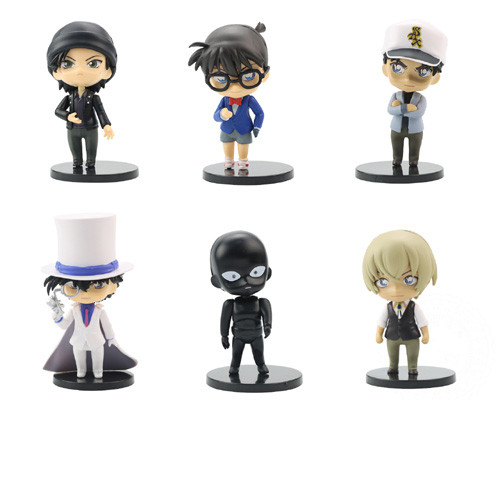 Case Closed Figure Statue 6 Pcs Set