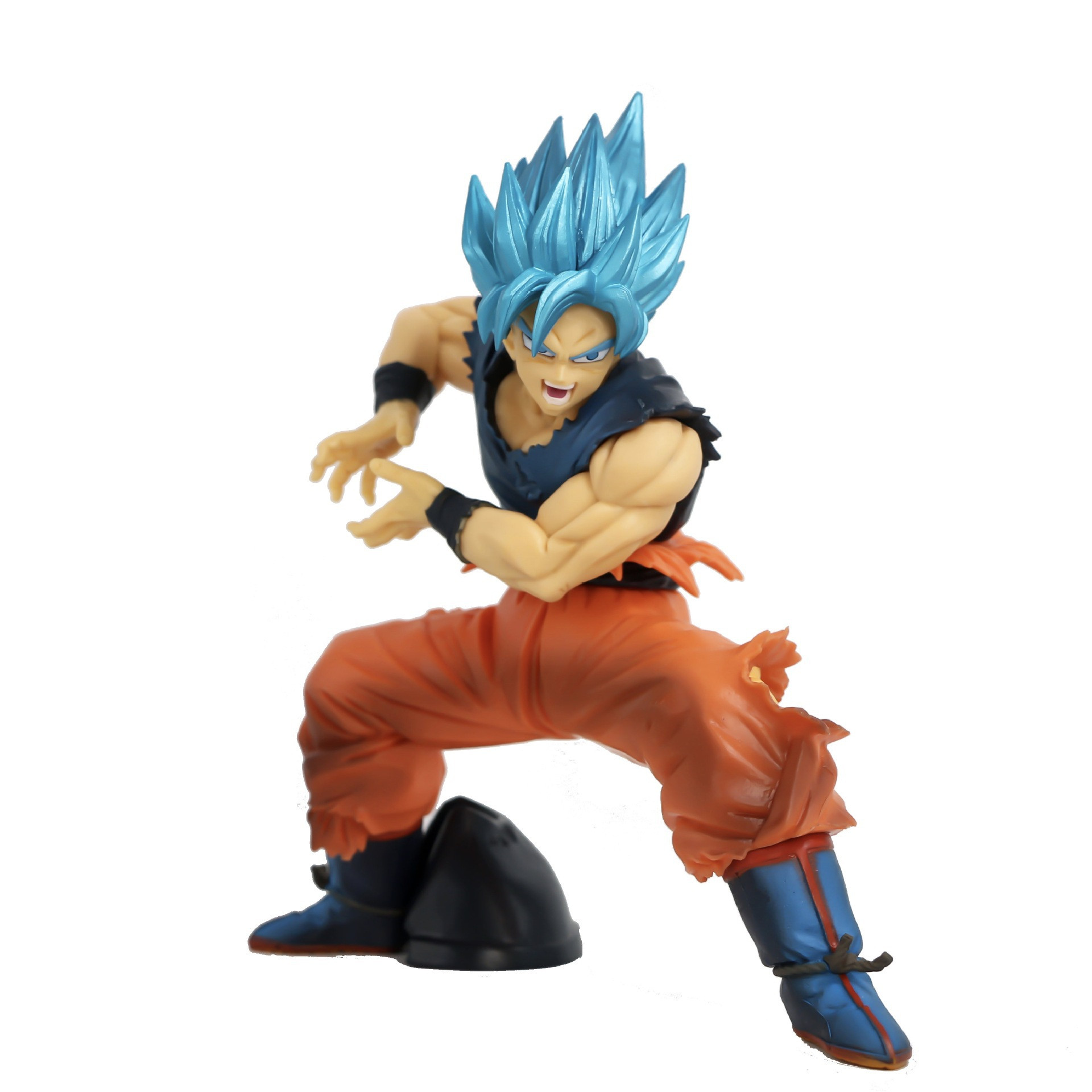 Goku Super Saiyan God Blue Kamehameha From Dragon Ball Super Figure Statue