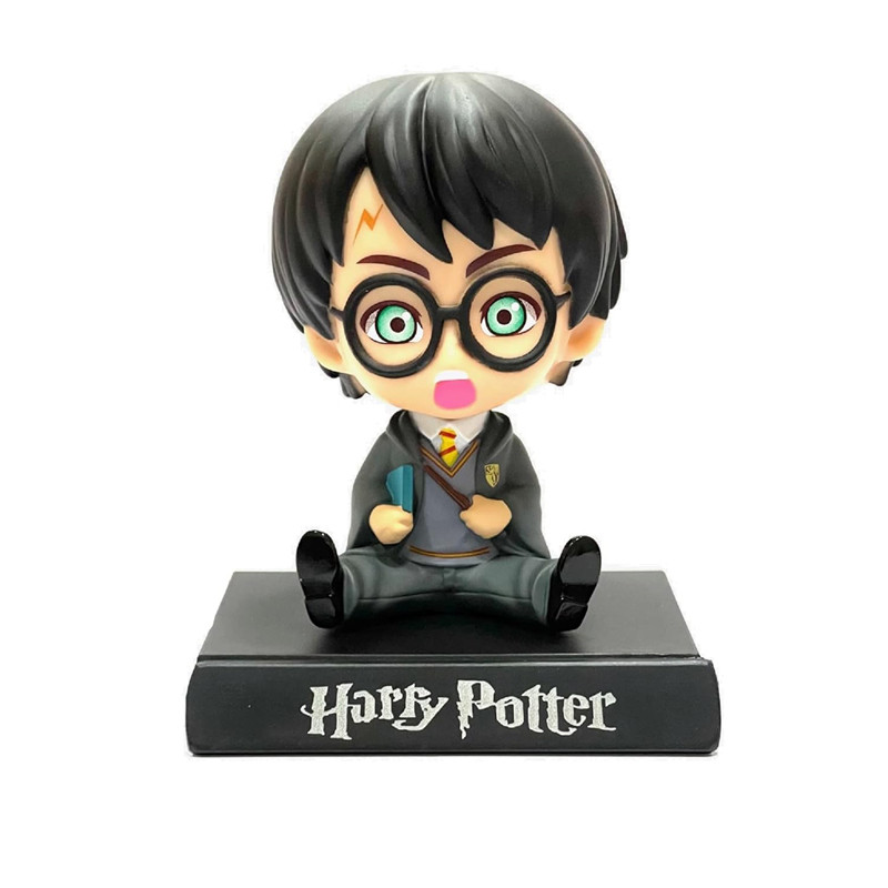 Harry Potter With Wand Shaking Head Figure Car Decoration Accessories