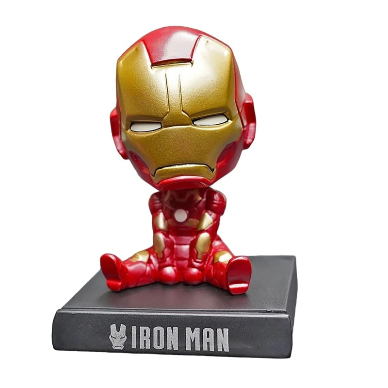 Iron Man Shaking Head Figure Car Decoration Accessories