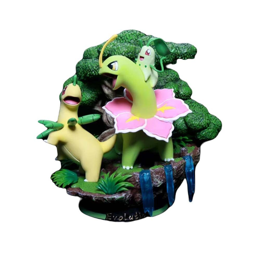 Pokemon Chikorita Bayleef Meganium Evolution GK Figure Statue