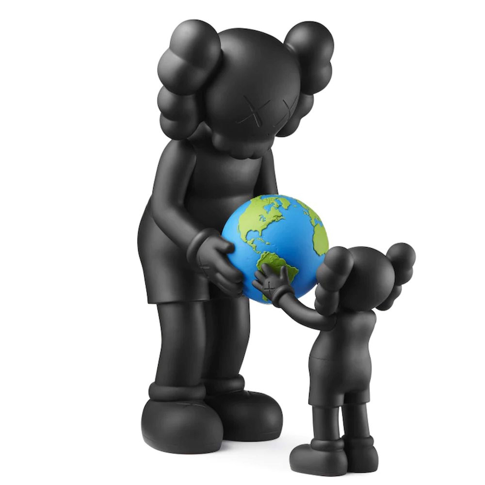 KAWS The Promise Open Edition Vinyl Figure 36cm 14.17inches Black