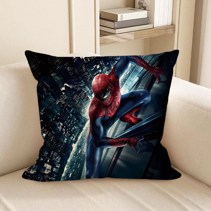 Spider Man Crawling Up Building Marvel Soft Stuffed Plush Pillow Multiple Sizes