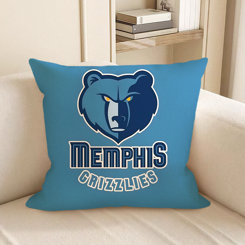 Memphis Grizzlies NBA Team Logo Soft Stuffed Plush Pillow Multiple Sizes