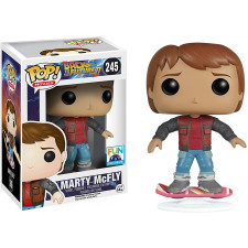 Funko Pop Back To The Future 2 Marty McFly On Hoverboard Exclusive Vinyl Figure