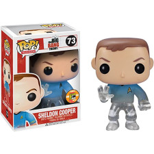 Funko Pop The Big Bang Theory Sheldon Cooper Star Trek Fade SDCC #73 Vinyl Figure