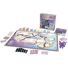Ticket to Ride Nordin Countries: Family Trains Network and Route Building Board Game