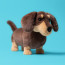 Jellycat Otto Sausage Dog Little Soft Stuffed Plush 13cm 5.11inches