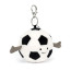 Jellycat Amuseables Sports Football Bag Charm 12cm 4.72inches