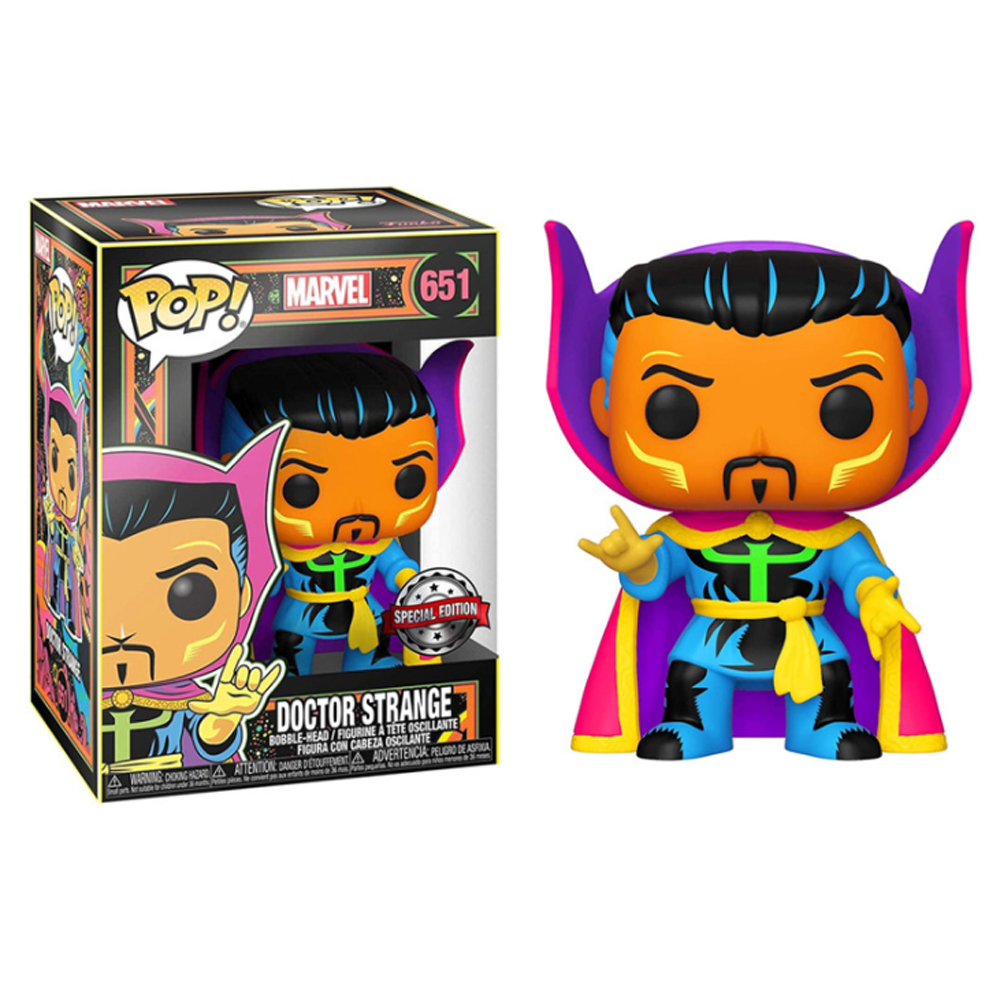 Funko Marvel Black Light Dr. Strange #651 Vinyl Figure
