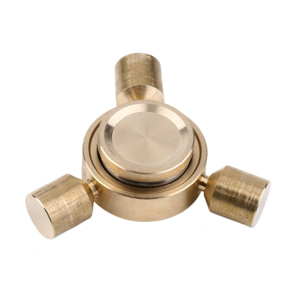 Solid Brass Finish Fidget Spinner