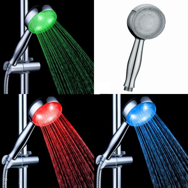 HotelSpa Ultra Luxury LED Color Temperature Controlled Hand Shower Head