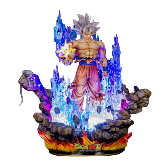 Ultra Instinct Goku From Dragon Ball Super GK Figure Statue With Lighting Effect