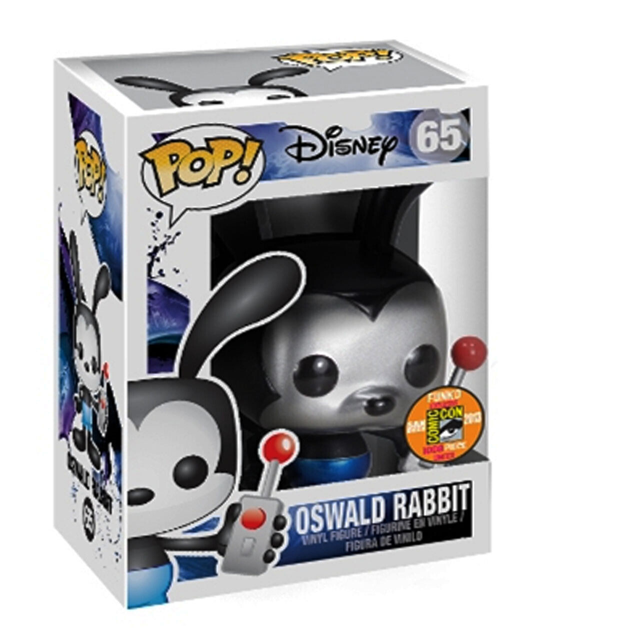 Funko Pop Epic Oswald Rabbit Metallic SDCC #65 Vinyl Figure