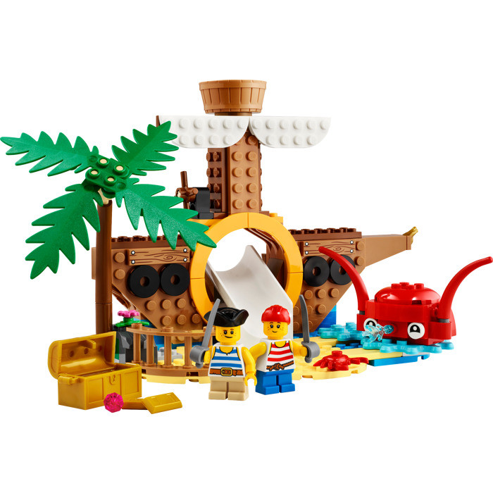 Pirate Ship Playground 40589 Brick Building Kit