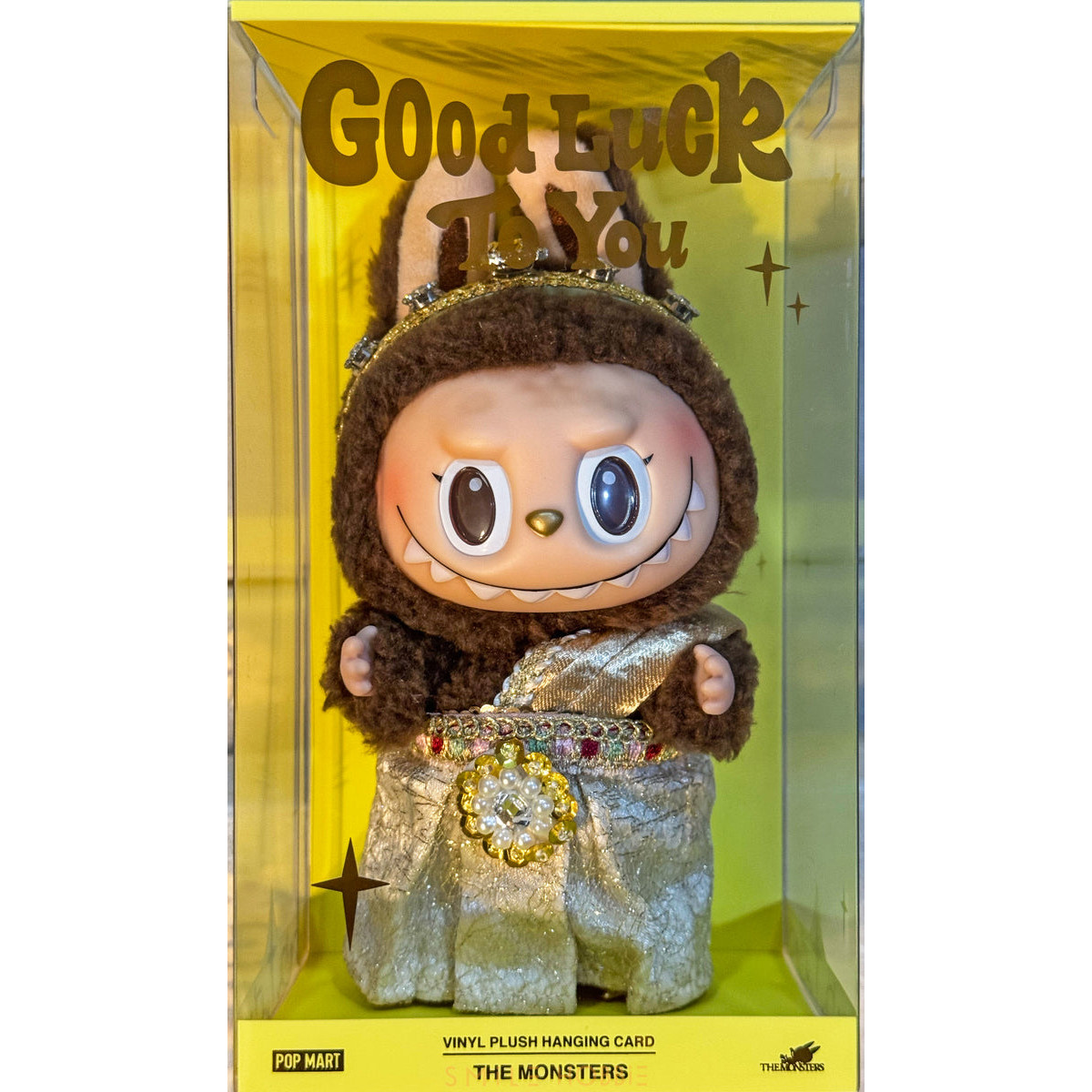 Labubu The Monsters Good Luck To You Vinyl Face Doll Pop Mart 17cm 6.69inches