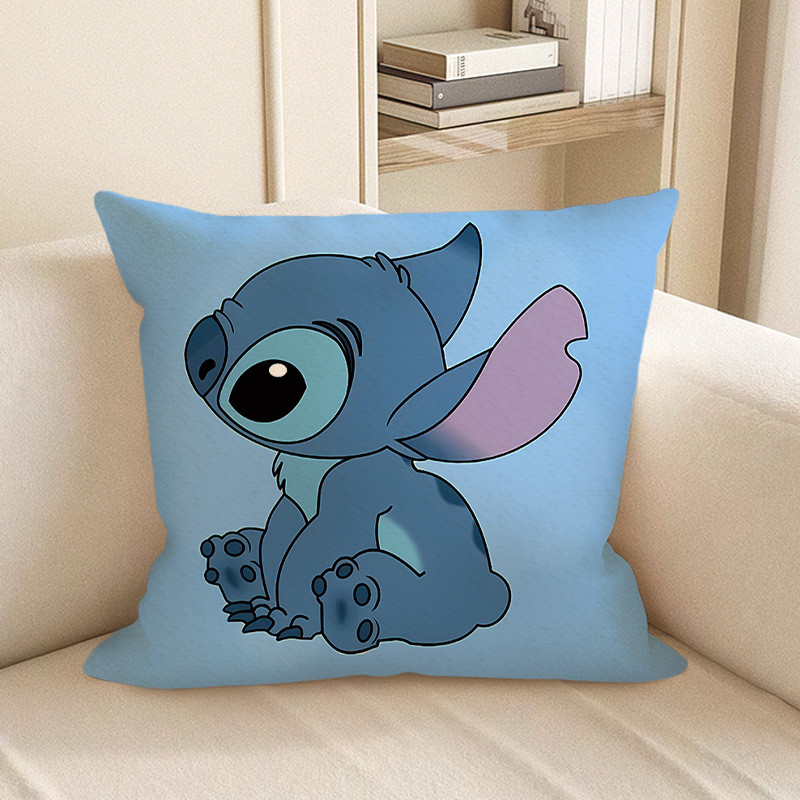 Disney Stitch Side Portrait Soft Stuffed Plush Pillow Multiple Sizes