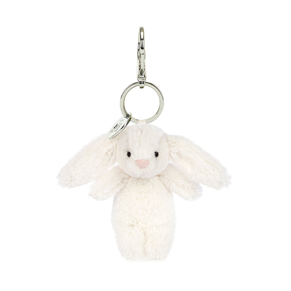 Jellycat Bashful Bunny Cream Bag Charm 8cm 3.14inches