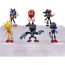 Sonic The Hedgehog Metal Sonic Figure Set 6 Pcs