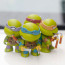 Teenage Mutant Ninja Turtles Figure 4 Pcs Car Decoration Accessories