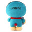 Doraemon Hawaii Edition Holding Sign Soft Stuffed Plush 20cm 7.87inches