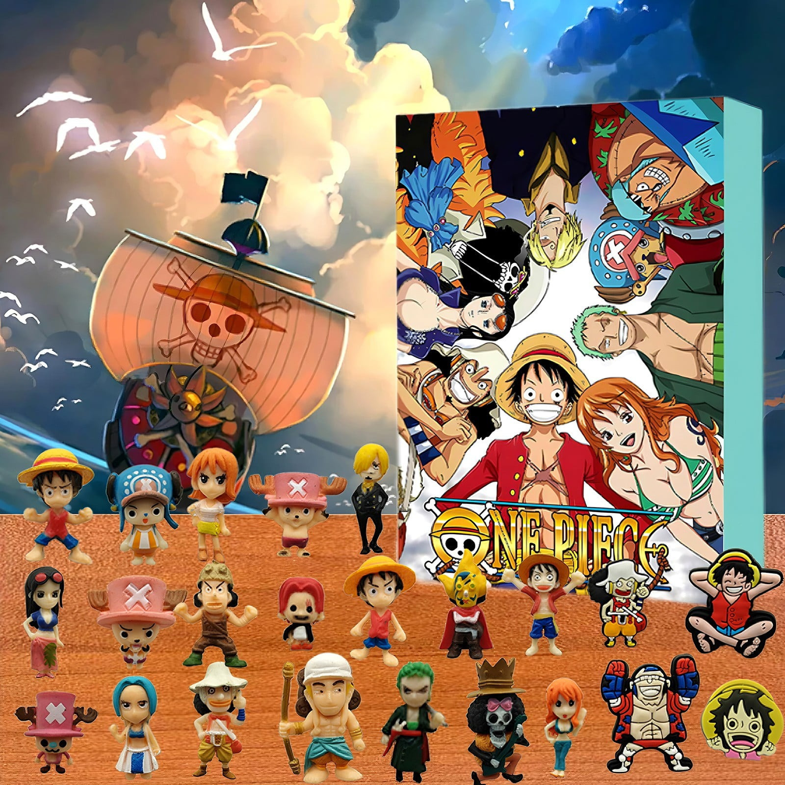 One Piece Characters Advent Calendar - 2024 Christmas Countdown