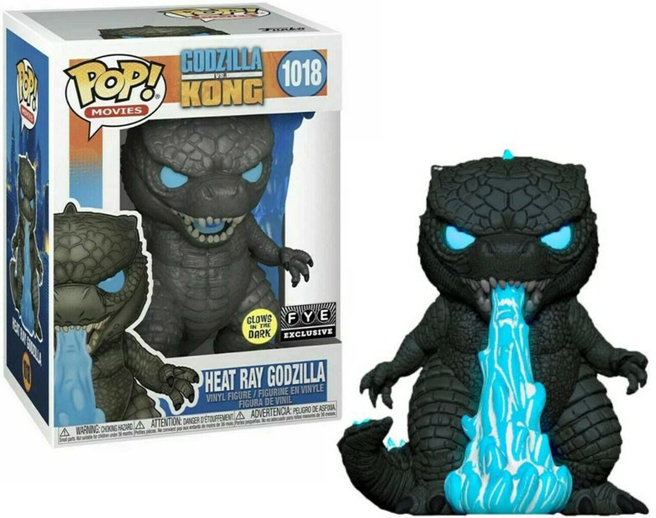 Funko Godzilla Vinyl Figure #1018 Heat Ray Glow-in-the-Dark