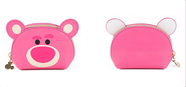 Tsum Tsum Lotso Bear Zip Purse Case