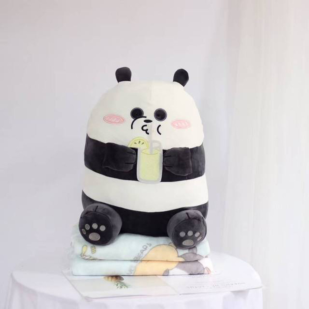 We Bare Bears Pan Pan Sitting Plush 48cm