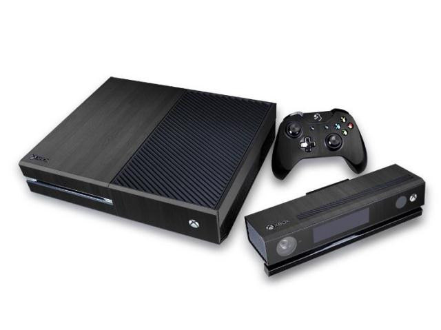 Xbox One Carbon Fiber Black Vinyl Decal Skin for Console, Controller, Kinect