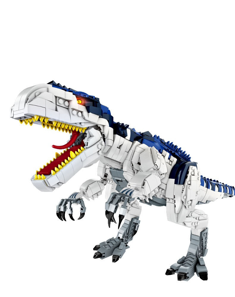 Indominus Rex From Jurassic World With Sound Effect Swingable Custom Brick Building Kit