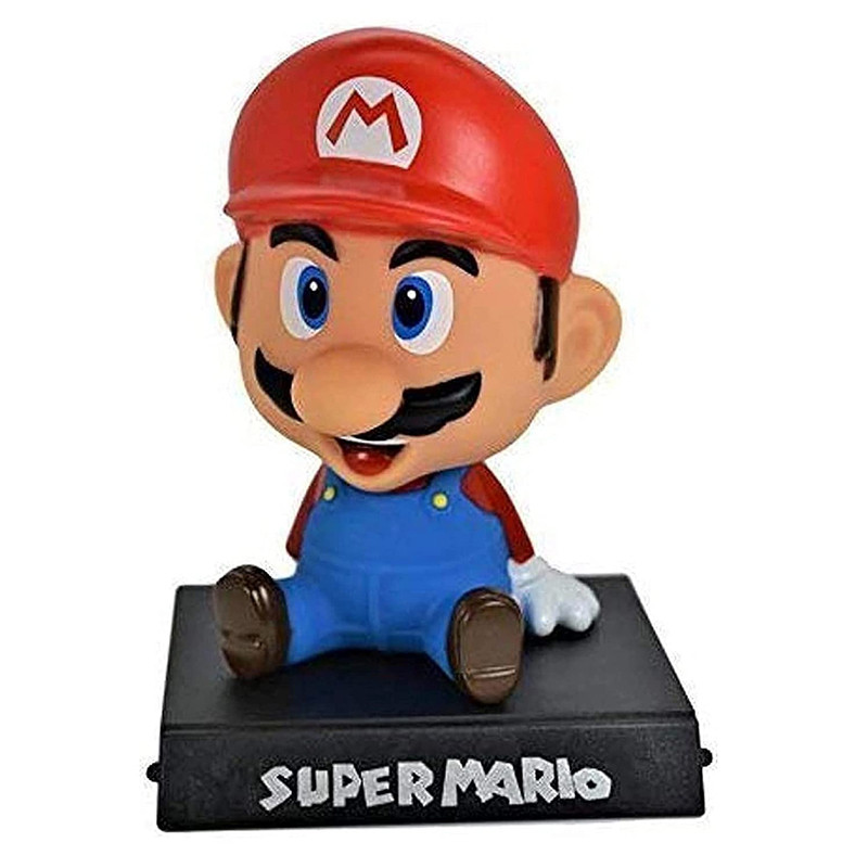 Super Mario Bros Movie Mario Shaking Head Figure Car Decoration Accessories