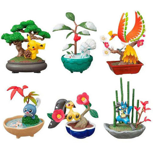 Re-ment Pokemon Pocket Bonsai Collection Figure Statue Complete Set