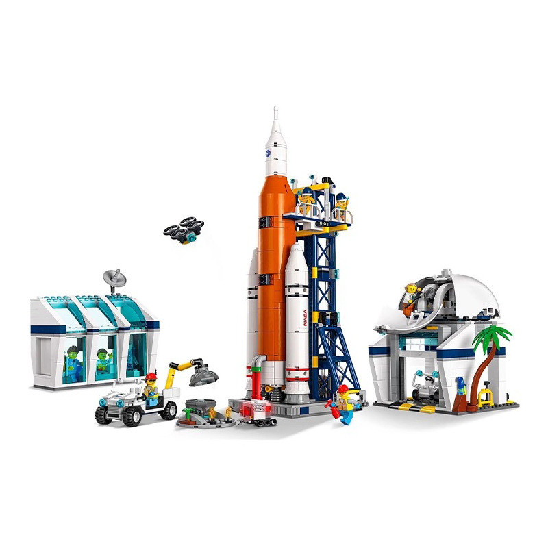 City Rocket Launch Center 60351 Brick Building Kit