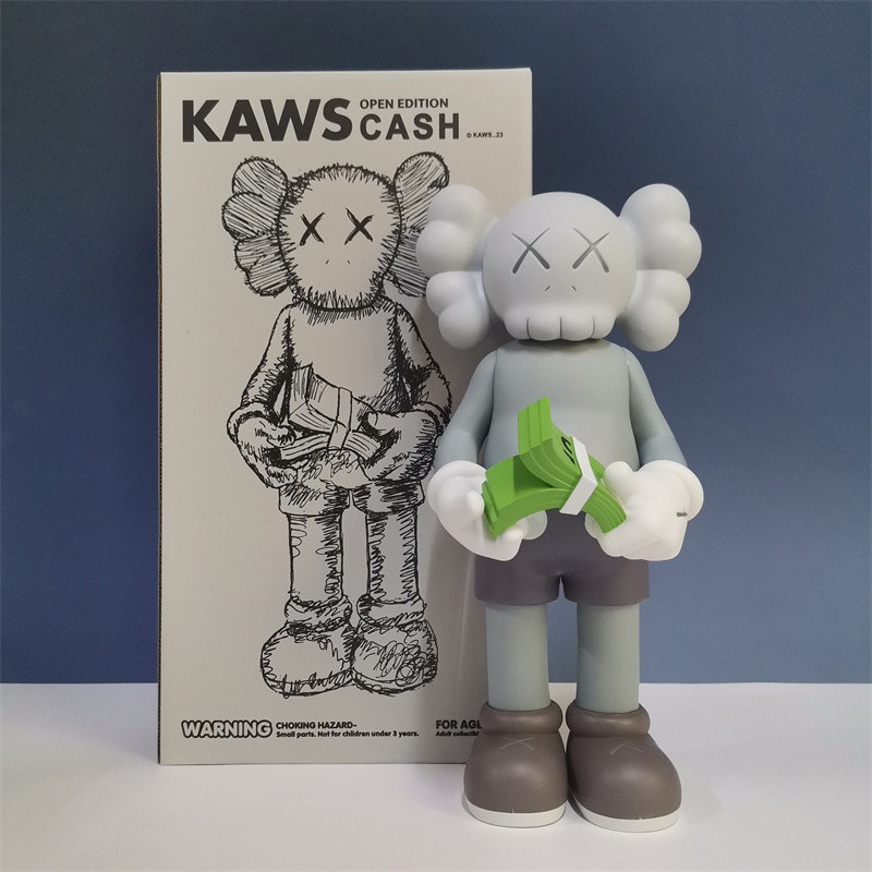KAWS Cash Open Edition Vinyl Figure 30cm 11.81inches Grey