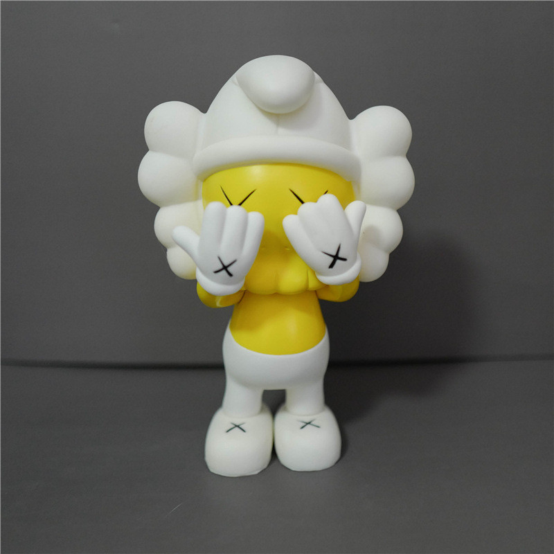 KAWS Smurf 22cm 8.66inches Yellow